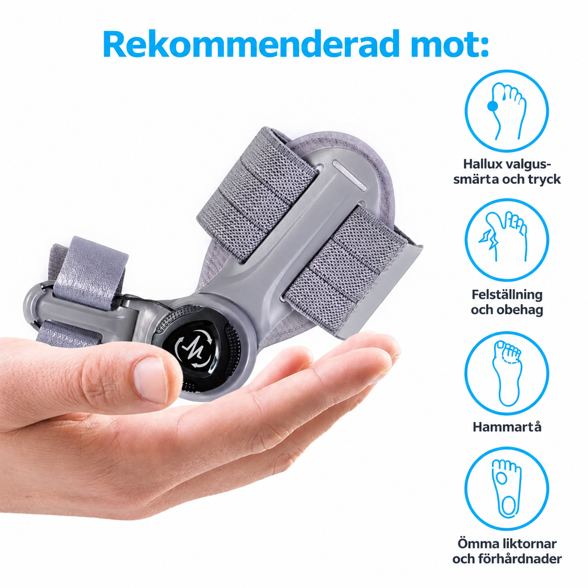 OrtoWell™ Tåstöd - Naturlig smärtlindring för trötta, ömma fötter